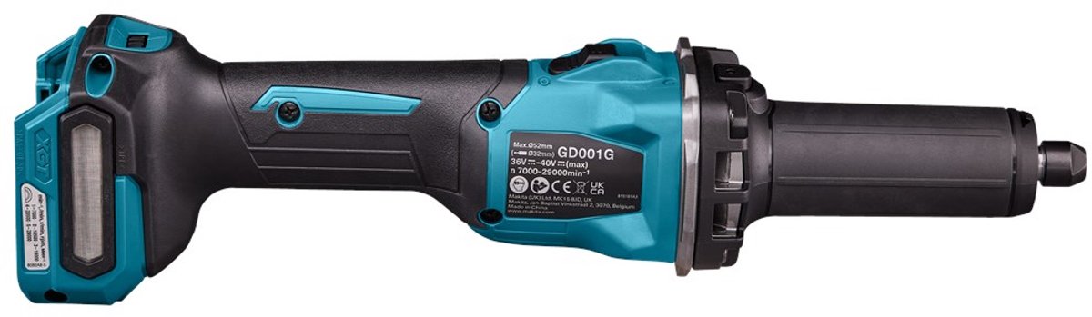 Makita GD001GZ Accu rechte slijper XGT 40V Max Basic Body thumbnail 4