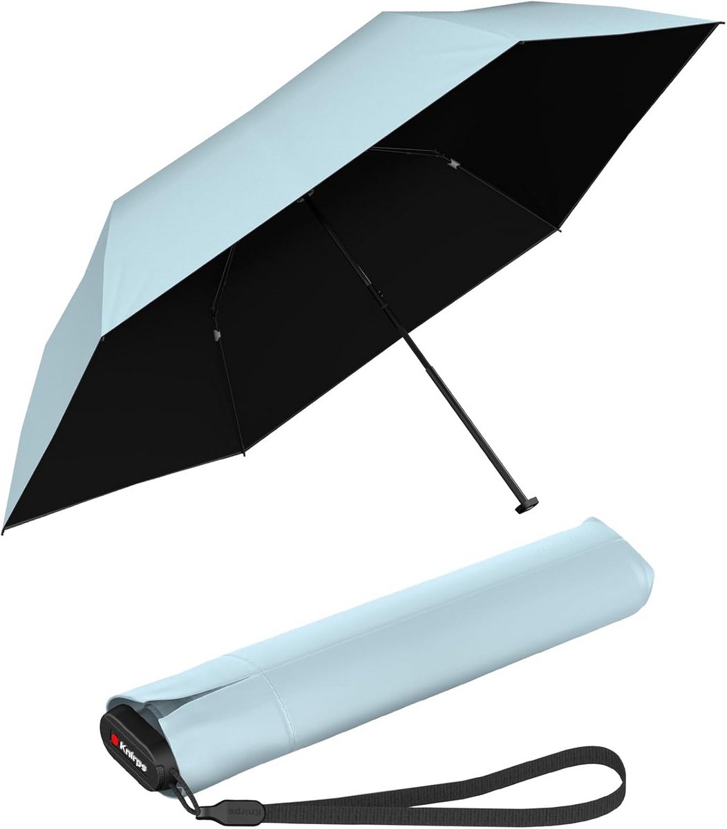 Ultralichte en Dunne Handmatige Pocket Paraplu - Stormbestendig en Winddicht