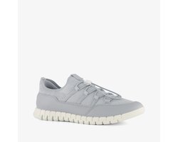 ECCO Gruuv Lite W Limestone leren dames sneakers blauw