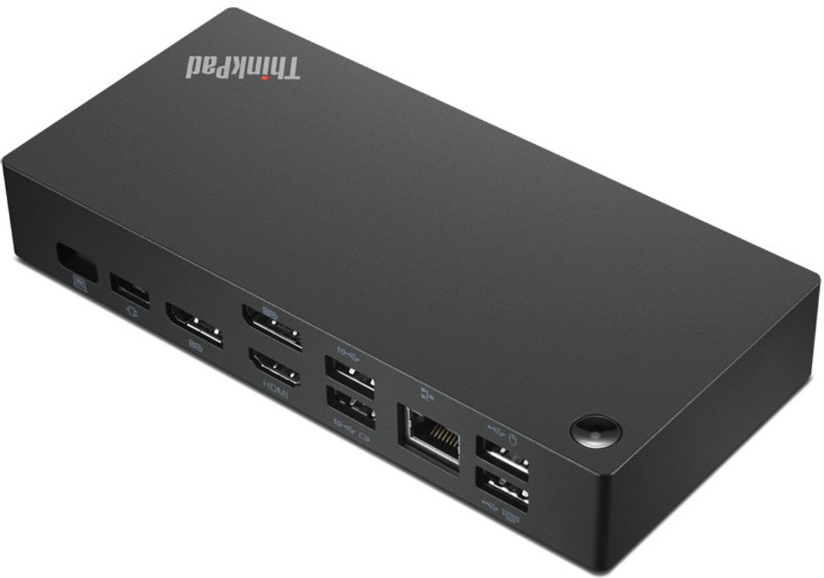 Lenovo ThinkPad Universal USB-C Bedraad USB 3.2 Gen 1 (3.1 Gen 1) Type-C Zwart