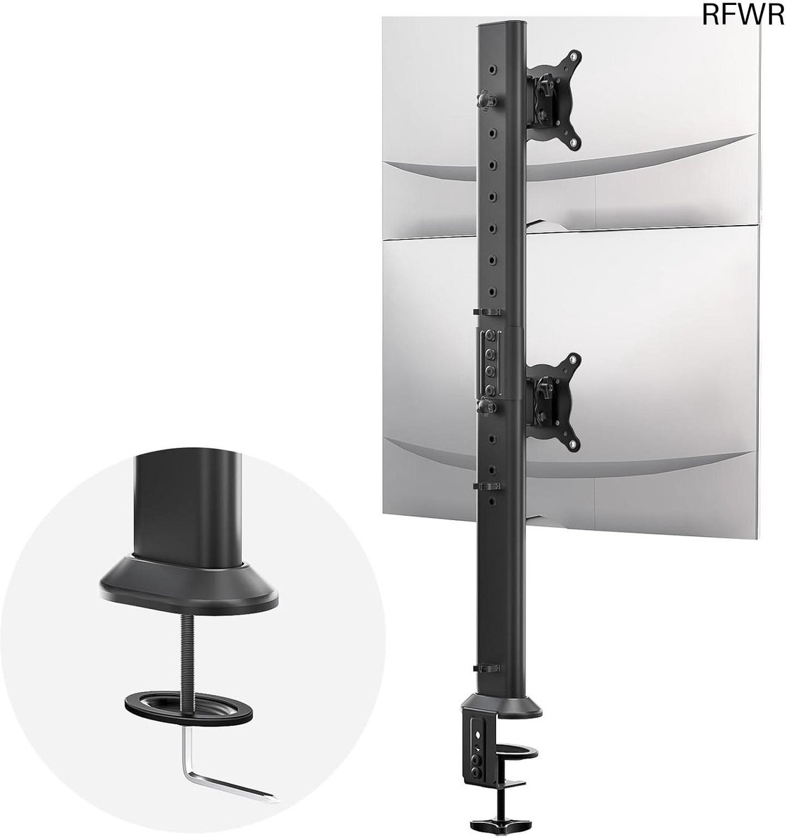 Monitor Arm 2 Schermen - Standaard - Verhoger - Gasveer