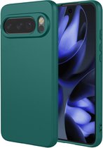 Étui MobyDefend - Compatible avec Google Pixel 10 / Google Pixel 10 Pro - Coque arrière Siliconen mate - Vert
