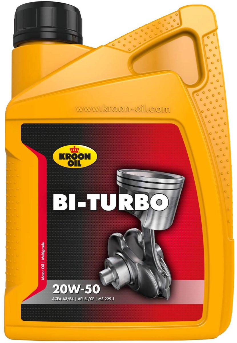Kroon-Oil Bi-Turbo 20W-50 - 00221 | 1 L flacon / bus