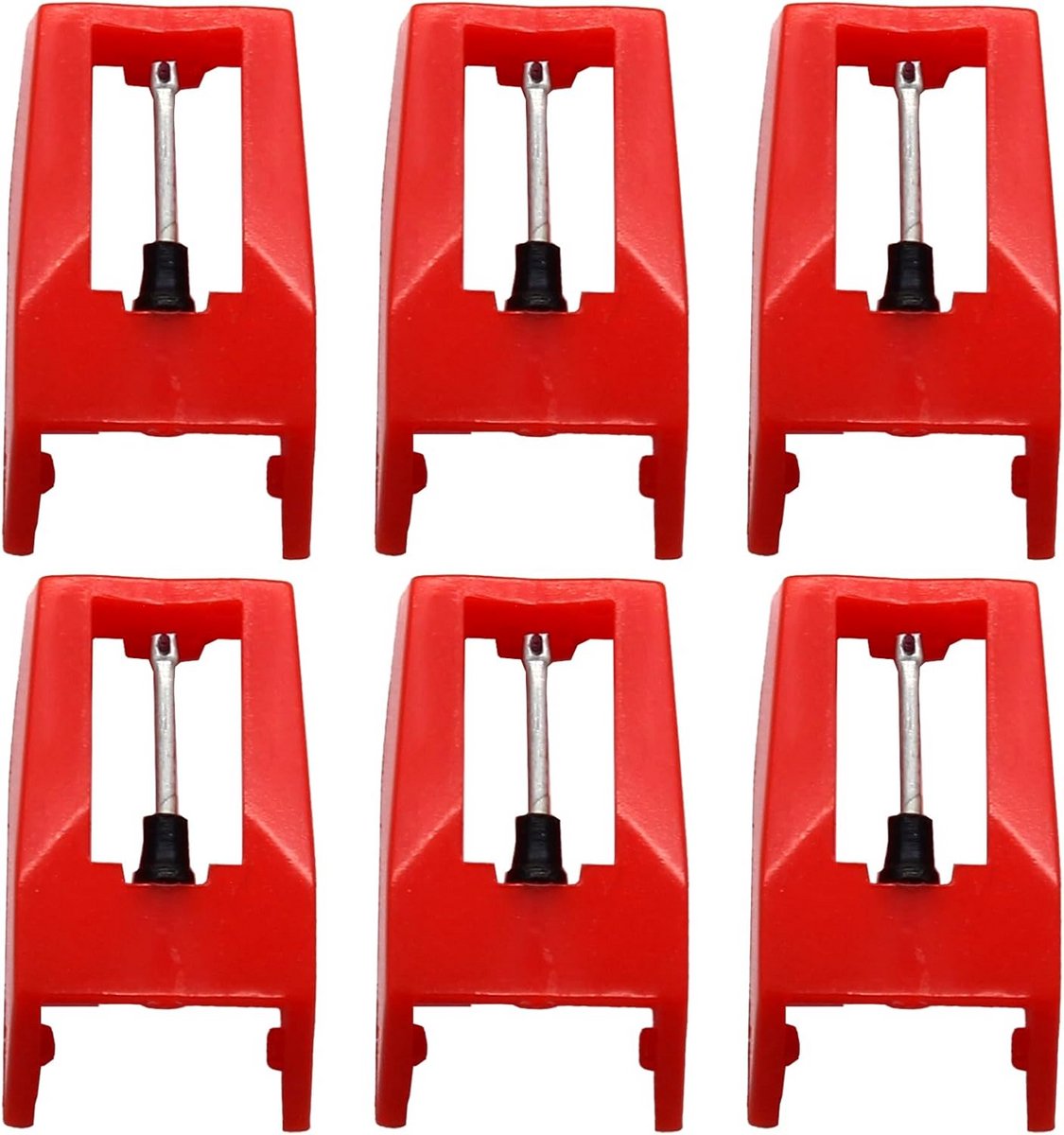 6 Stuks Naalden Vervanging voor Vinyl Platenspelers