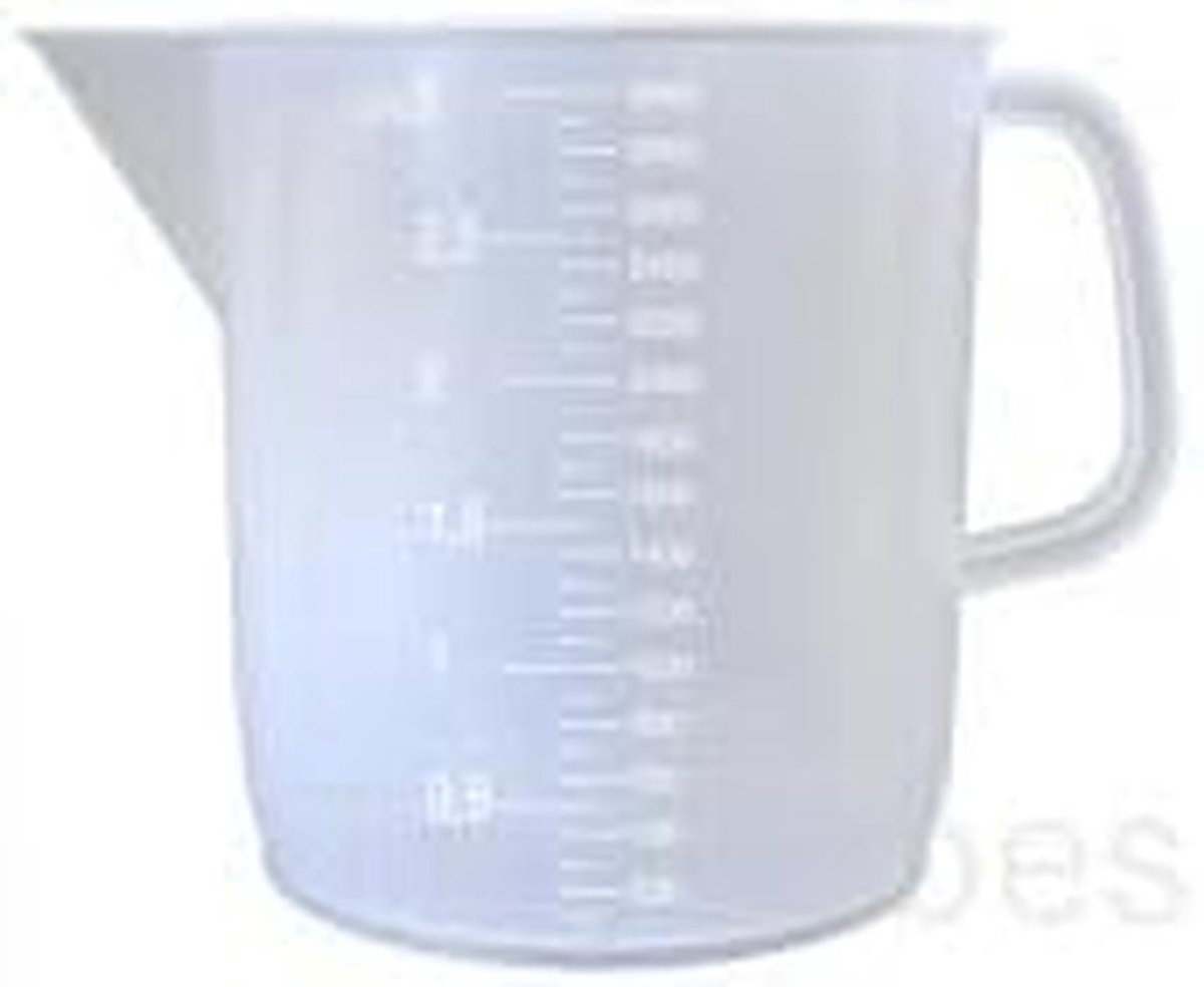 Maatbeker met inhoud van 1,5 liter