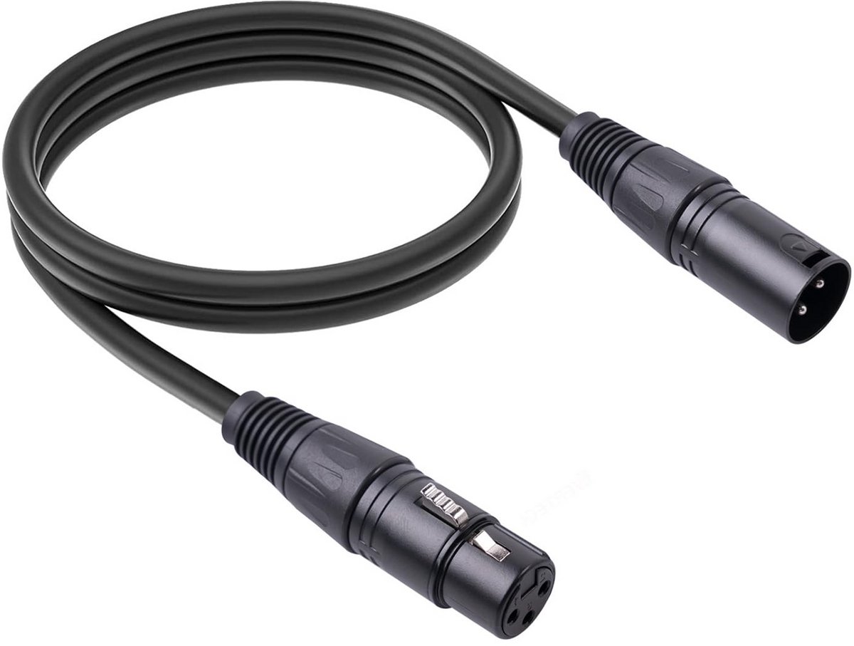 XLR Kabel 3-pins Vrouwelijk naar Mannelijk voor Studio en Podium