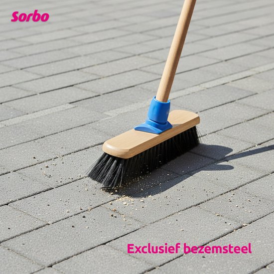 Sorbo Kamerveger - 30 cm - Houten Bezem met Zachte Haarmix en Paardenhaar - Voor Gladde Vloeren — afbeelding 3