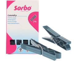 Sorbo Wasknijpers Recycled - 98% Gerecycled Kunststof - UV-Protectie - 24 Stuks
