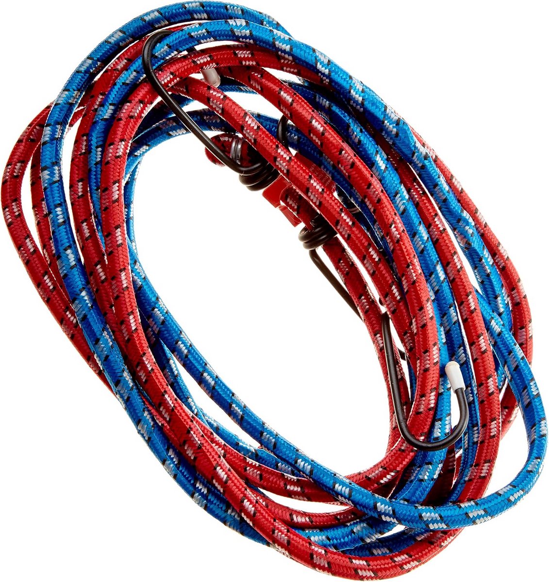 Set van 2 Elastische Spanbanden met Veiligheidshaken voor Ladingzekering