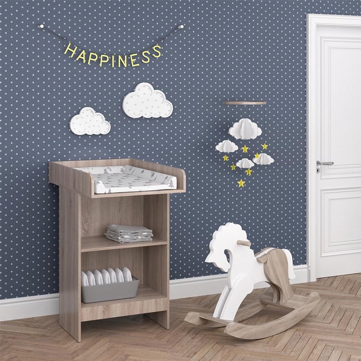 Commode met aankleedkussen Sonoma 60 x 91 x 40 cm