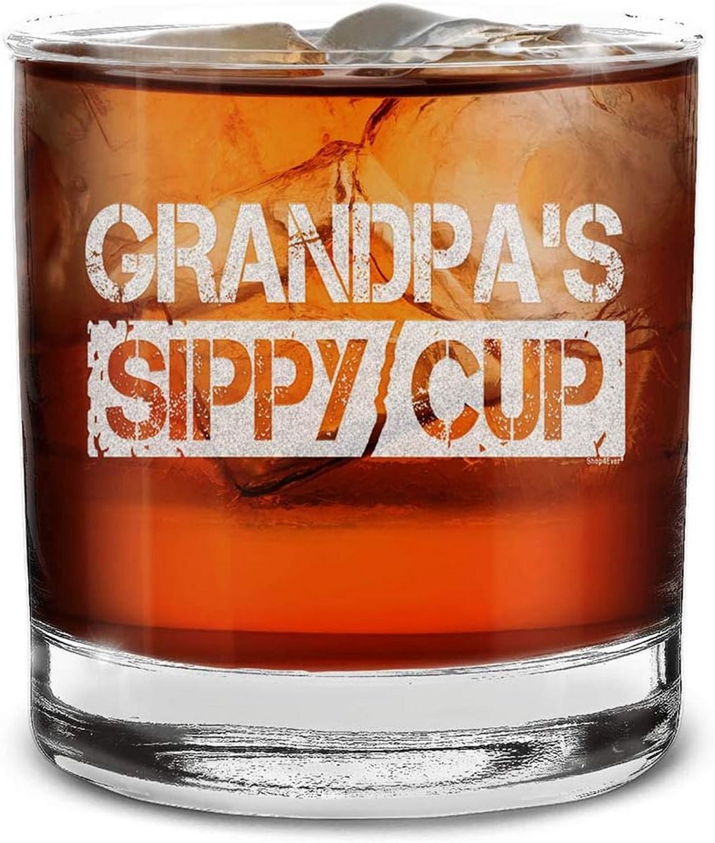 Gegraveerd Whiskey Glas Cadeau voor Opa