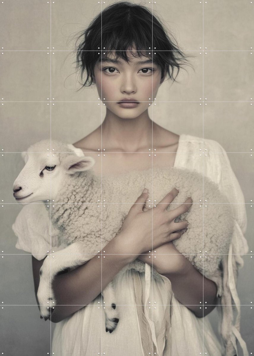 IXXI Thao, STUDIO HANNAH LEMHOLT - 100 x 140 cm - Gratis ophangtool - Grote wanddecoratie en posters - Realisme, Naturalisme, Fotografie, Woonkamer