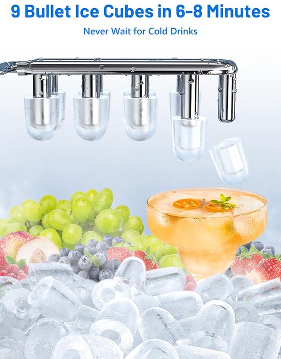 Compacte IJsmachine voor Keuken en Camping - Snelle IJsvorming — afbeelding 2