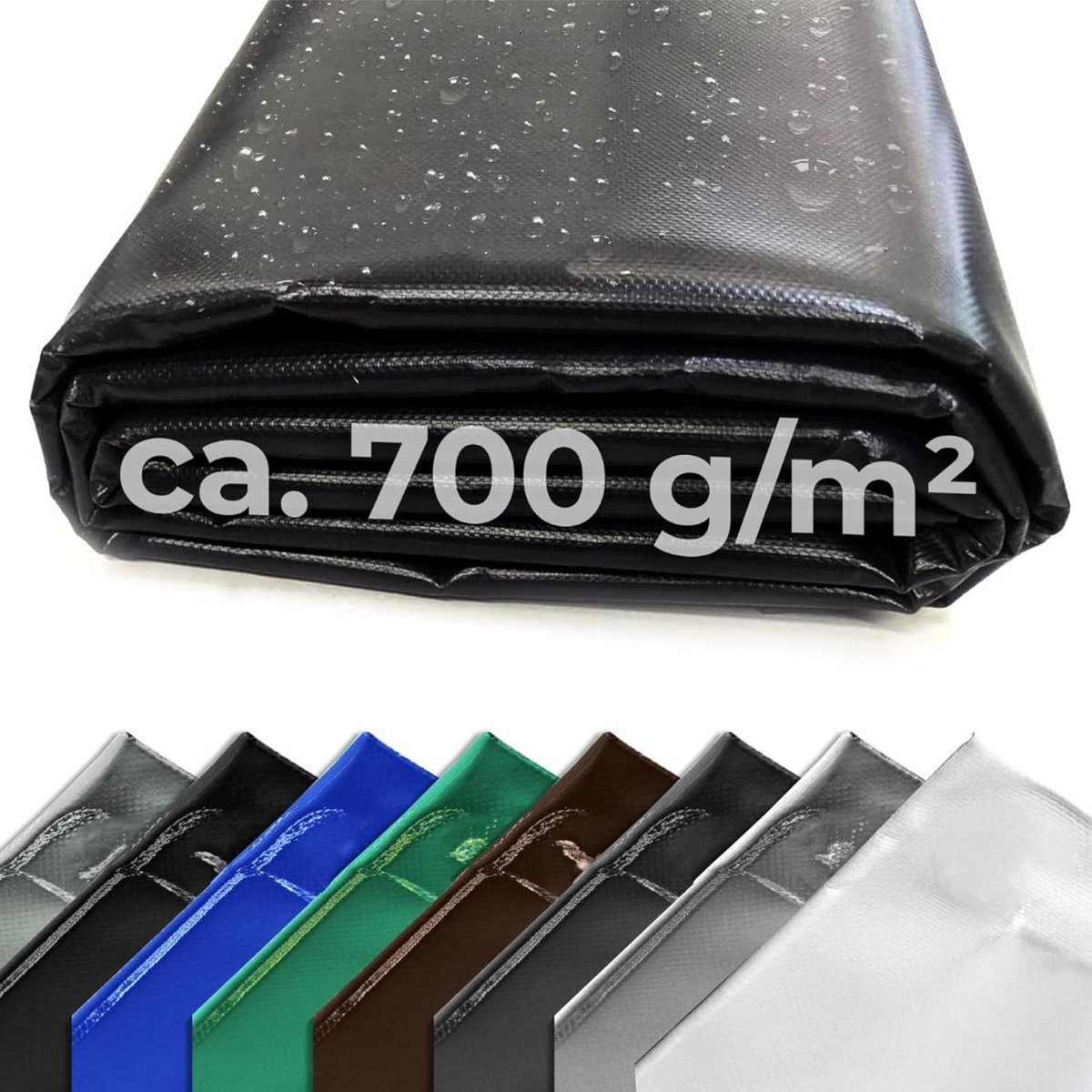 Zwaar PVC Vrachtwagenzeil 700 g/m² - Waterdicht en UV-bestendig Afdekzeil