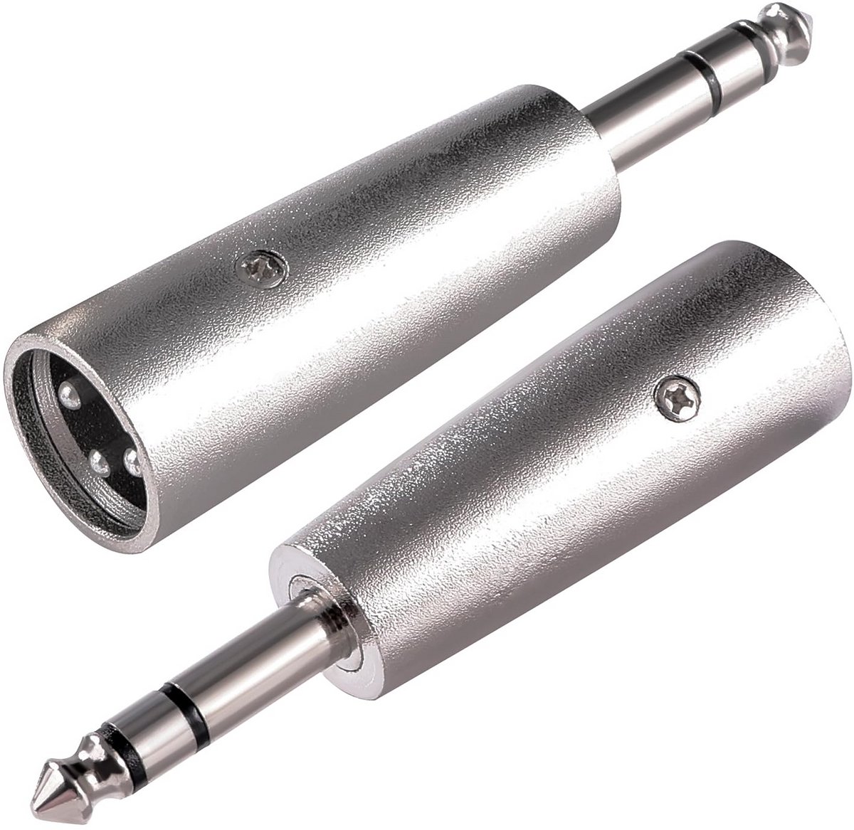 2 Stuks XLR naar 6.35mm Stereo Audio Adapterkabel Mannelijk