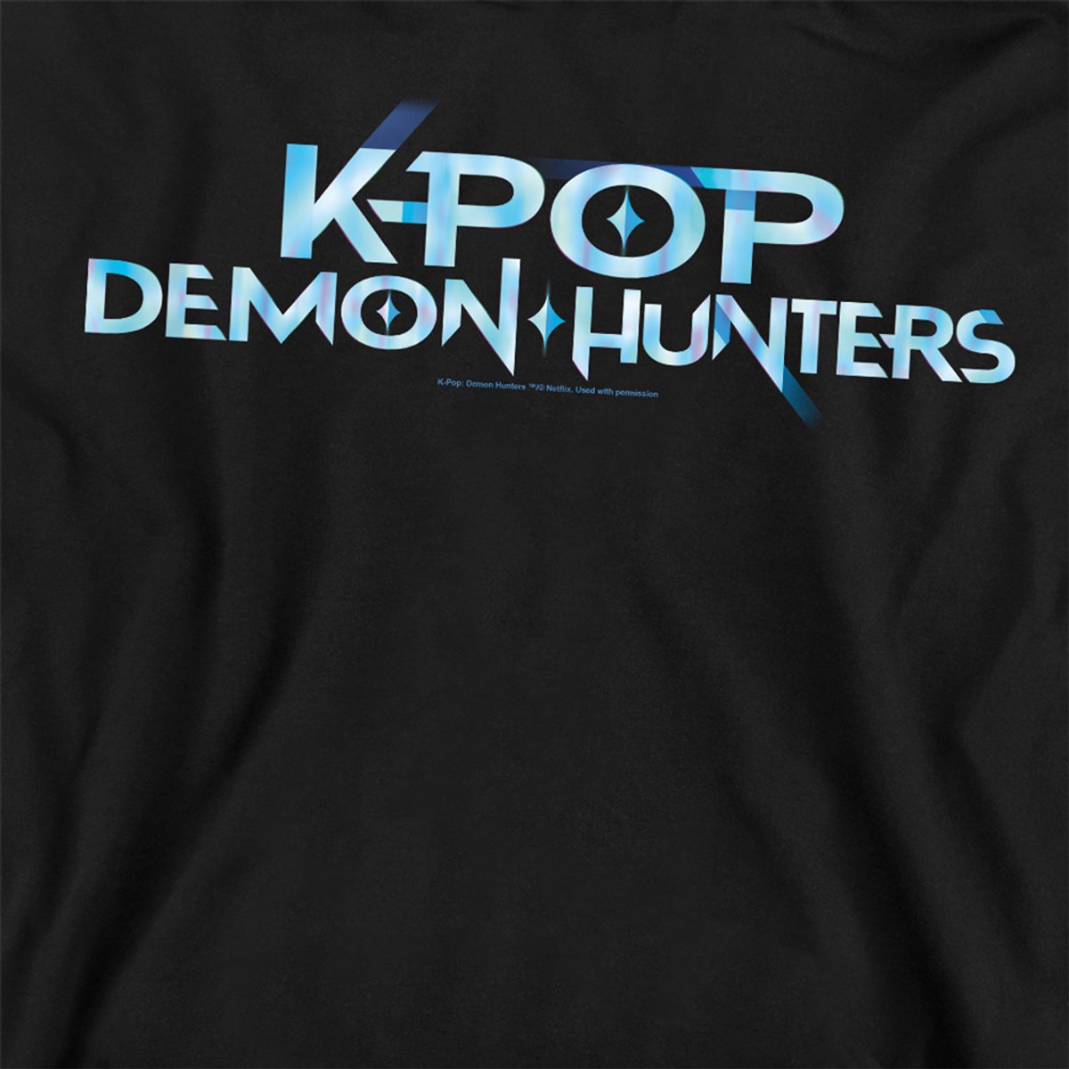 Kpop Demon Hunters Full Colour Logo sweatshirt - Zwart - L