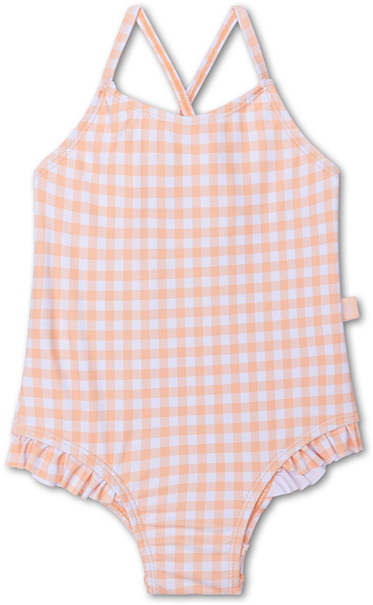 Sunset Grid Bathing Suit