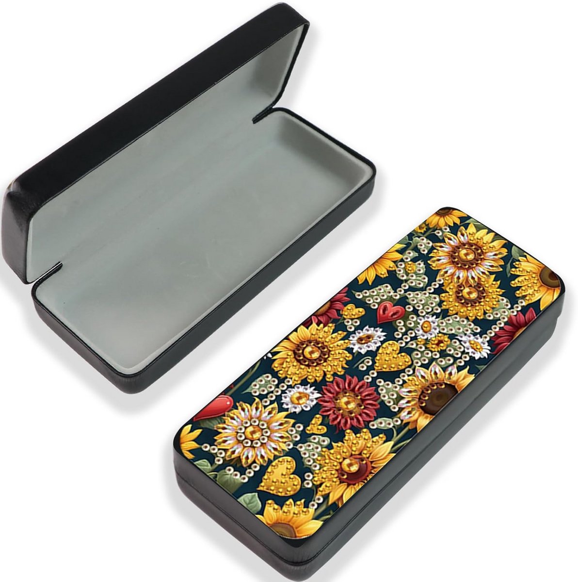 Luxe etui voor brillen en zonnebrillen - Diamond Painting hobby set