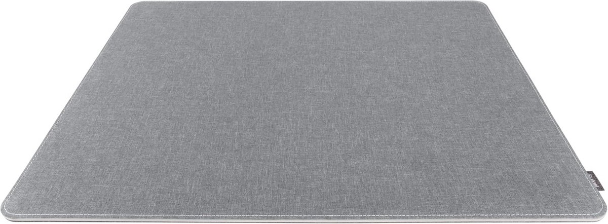 Desk Pad gerecycled PET + PP, lichtgrijs / zwart, 60 x 45 cm