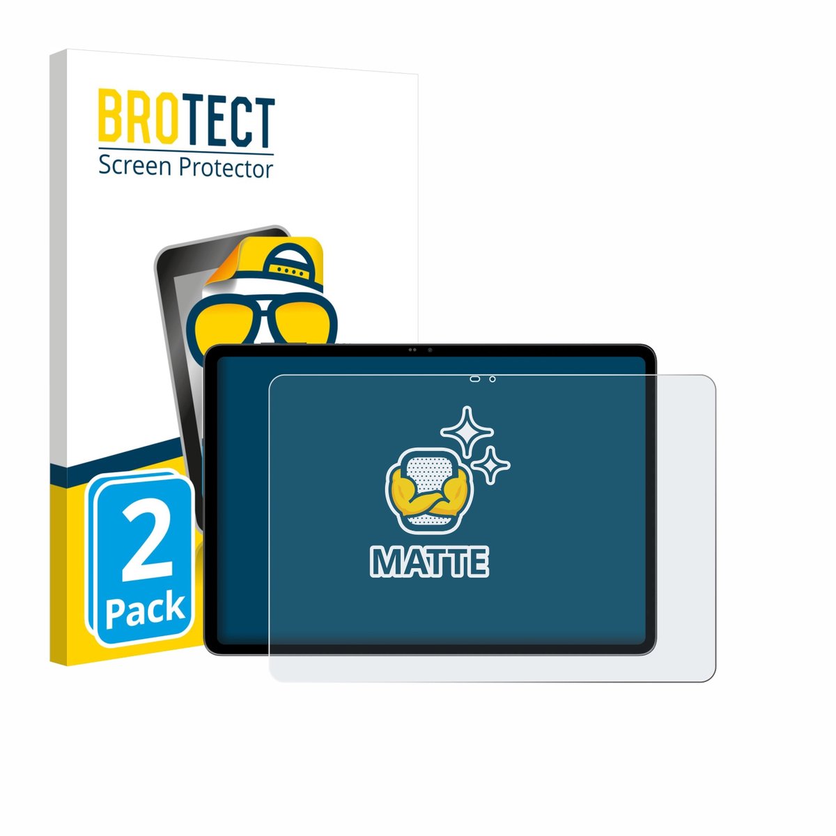 BROTECT - Screenprotector voor Blackview MEGA 12 - Folie Beschermfolie matte 2 Stuks