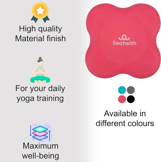 Yoga Kniepad voor Comfort tijdens Oefeningen - Verstelbaar en Ergonomisch Design — afbeelding 4