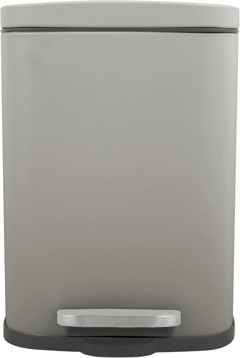 Compacte Beige Pedaalemmer van Staal voor Badkamer - 5 Liter