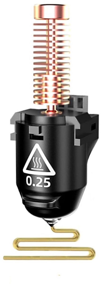 0.25mm 3D-printer Mondstuk Hittebestendig 280°C Vervangingsonderdeel voor AD5M/AD5M Pro