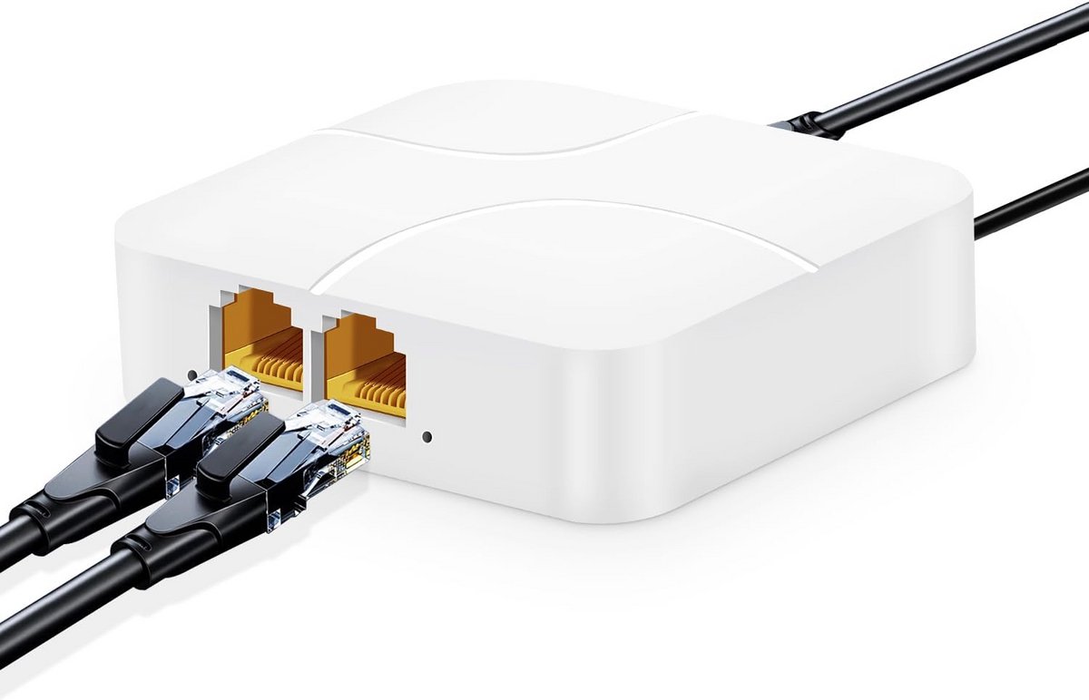 Gigabit Netwerk Verdeler 1 naar 2 Poorten