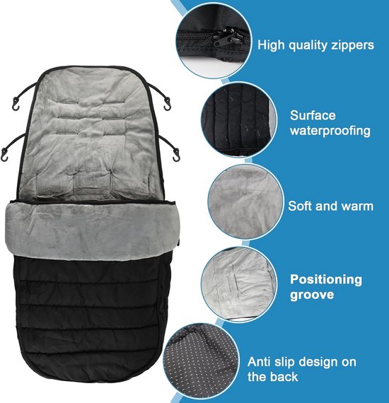 Voetenzak Buggy - Kinderwagen Wiegdeken - Universeel - Reis — afbeelding 5