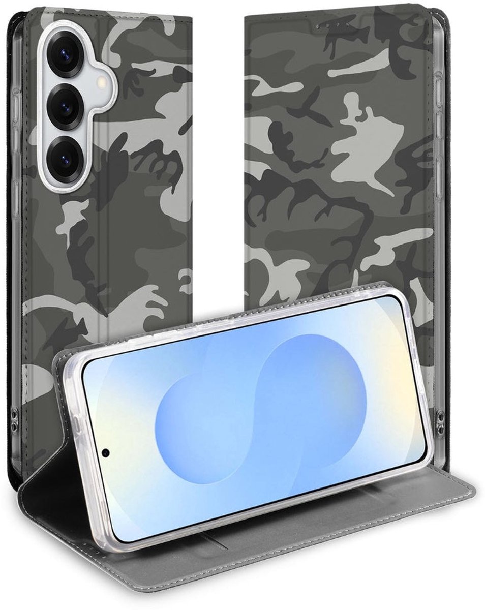 Bookcase Hoesje Samsung Galaxy S26 Army Light