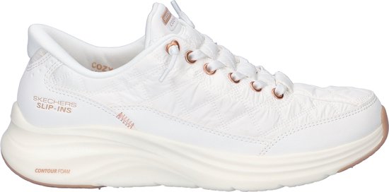 Skechers Hands Free Slip-Ins Contour dames sneaker - Wit - Maat 35