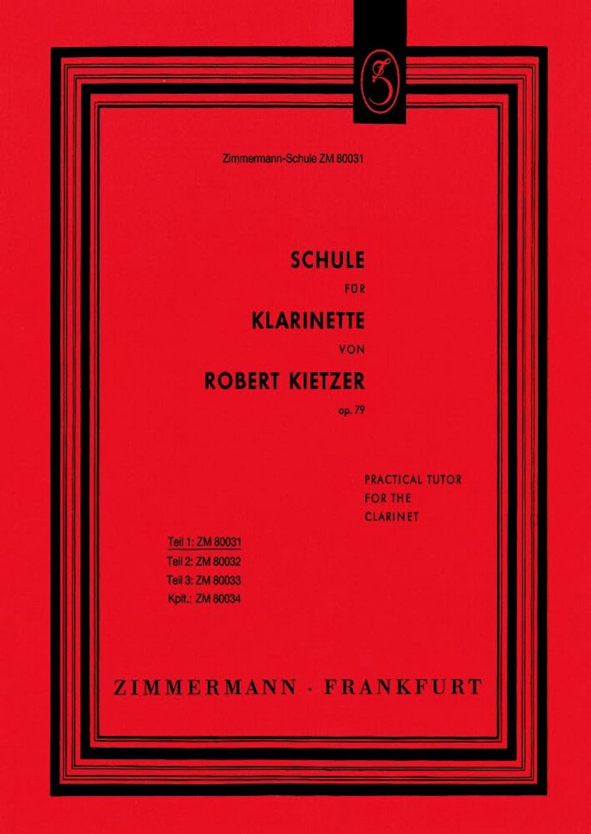 Klarinet Leerboek voor Beginners en Gevorderden - Inclusief Grepentabellen