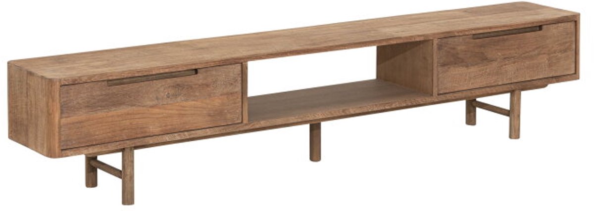 DTP Home Bliss No.1 tv-meubel teakhout naturel - 200 x 30 x 40 cm