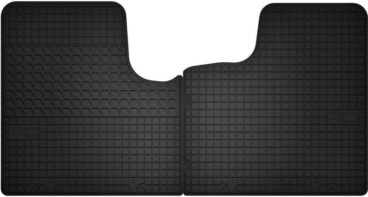 Wielganizator SolidTread Serie - Voorste Rubberen Matten - Renault Trafic III 2015 - Perfecte Pasvorm - Zwart