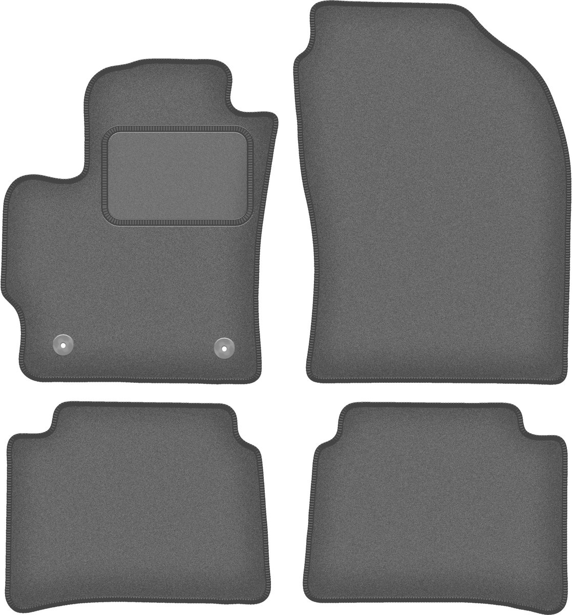 Wielganizator WLG-CARLUX-GRAFIET - Auto Vloermatten - Toyota Corolla E21 - Grafiet - Versterkt
