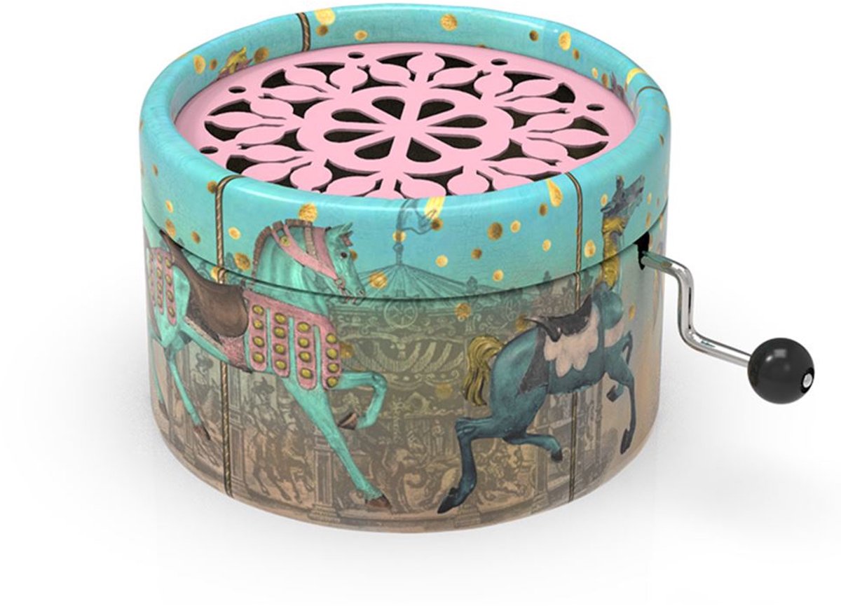 Belle Lurette muziekdoosje Rondo19 Chim chim Cheree Carousel.