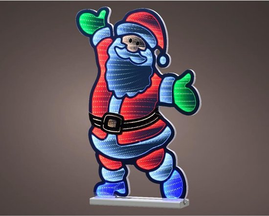 Lumineo kerstverlichting Infinity lights kerstman LED kleurrijk 60cm. van Lumineo — afbeelding 2