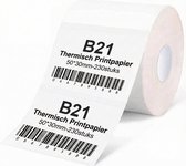 Etiquettes Niimbot - Étiquettes - Pour B21 - 50 x 30 mm - 230 feuilles - Wit