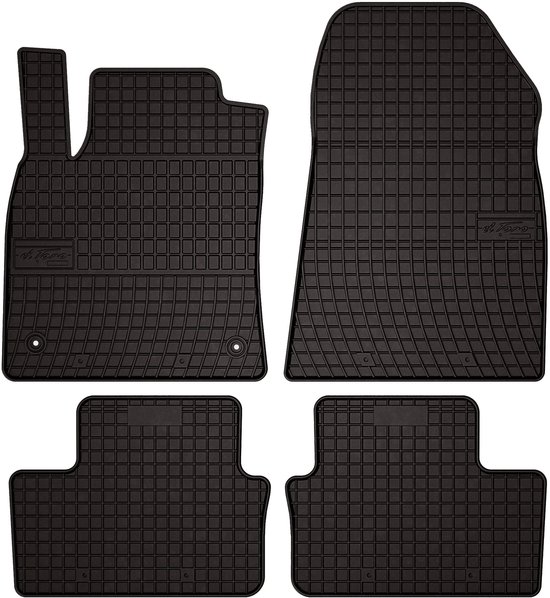 Wielganizator SolidPRO Serie - Auto Rubber Vloermatten - Zwarte Bescherming - Renault Clio V