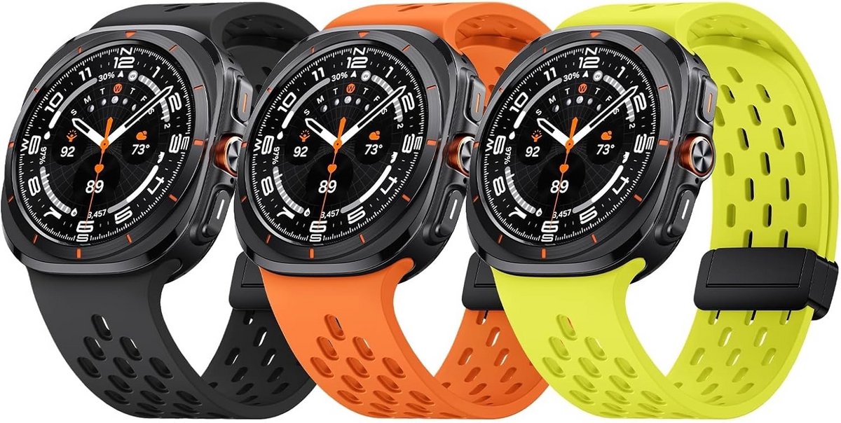 Comfortabele Sportband voor Galaxy Watch Ultra 47mm - Zacht Siliconen Horlogebandje
