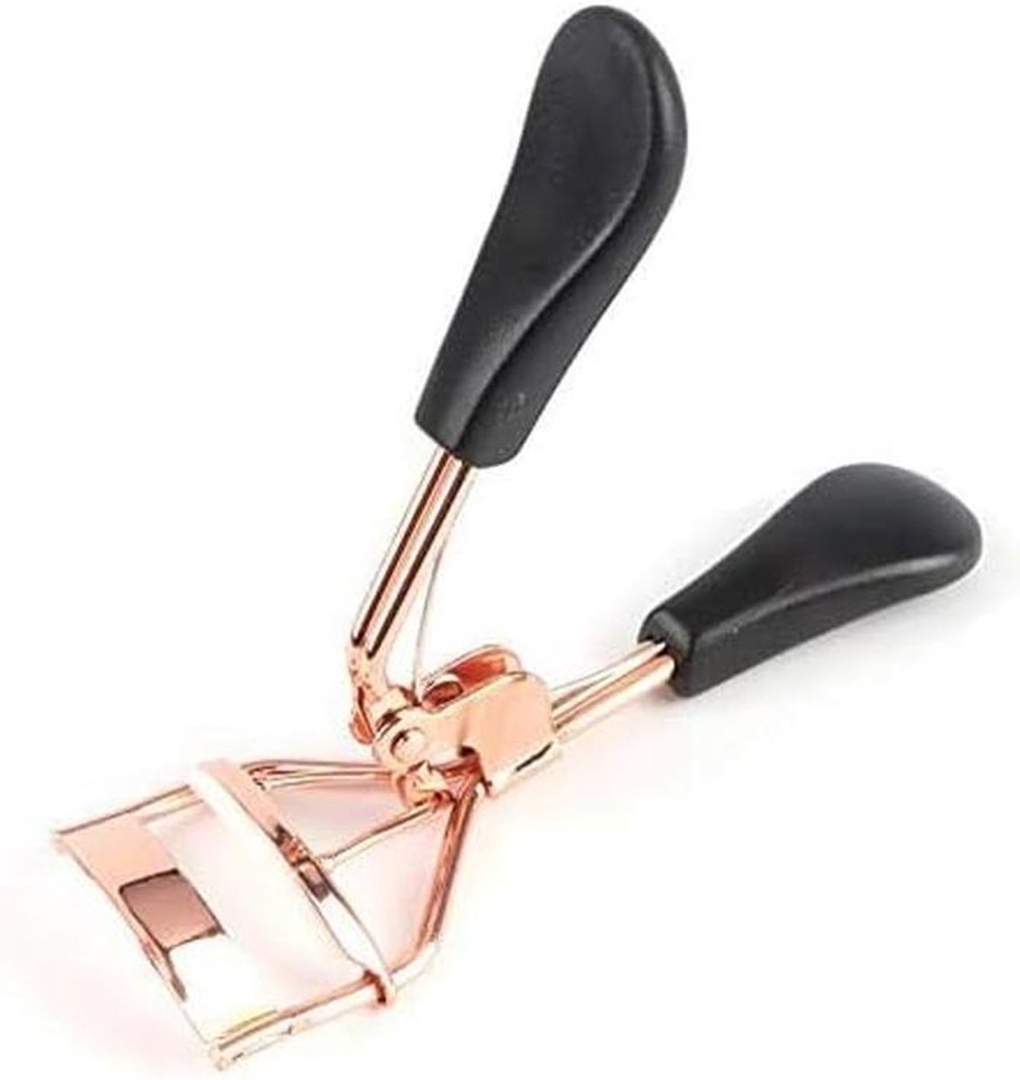 Professionele Wimperkruller met Siliconen Handvat - Zwart/Roségoud