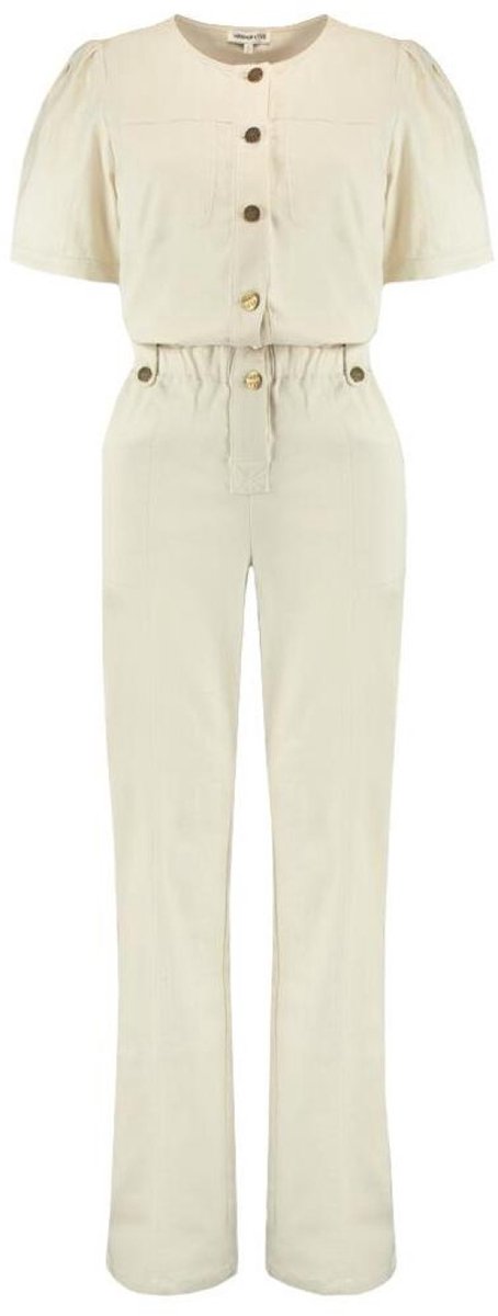 Harper & Yve Jumpsuit Yael Js Long Ss6p701 101 Ecru Dames Maat - L