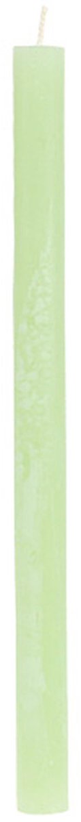 Limegroene geverfde taps toelopende kaarsen 22×240mm 12 stuks, 12 Stüc