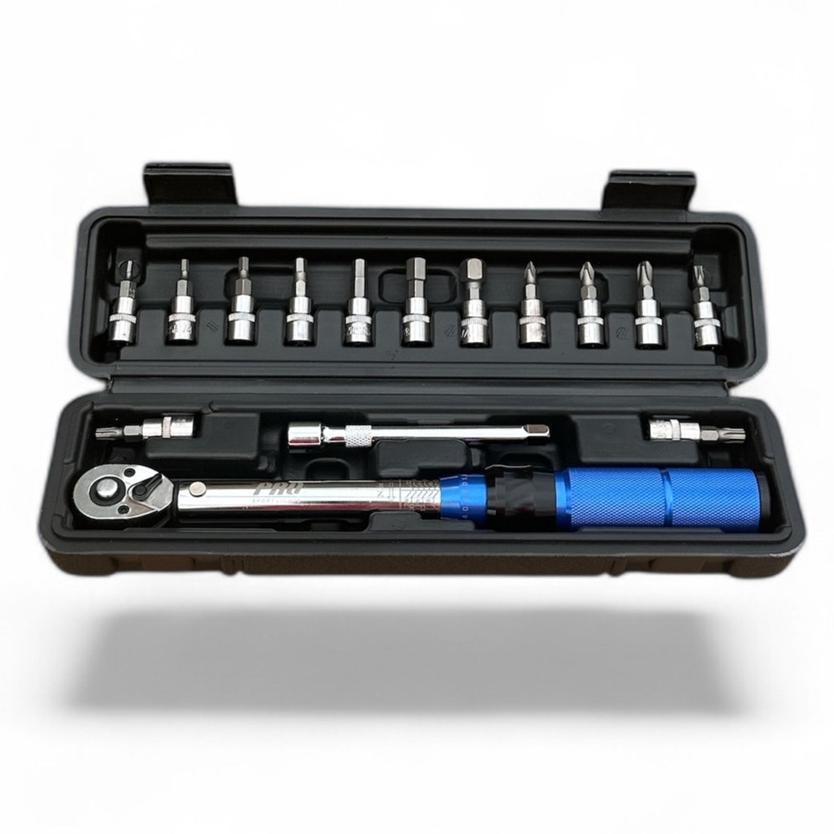 Momentsleutel Fiets Set 1/4" 2-24 Nm – Draaimomentsleutel met Inbus & Torx Bits – voor MTB, Racefiets, E-bike & Carbon