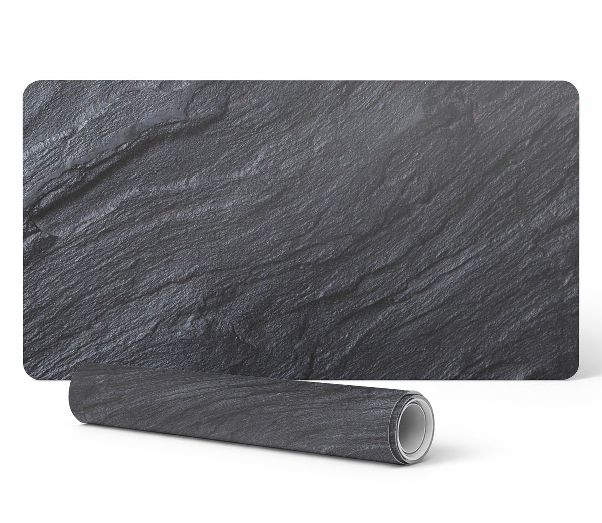 Gaming beschermmat voor toetsenbord en muis, steenstructuur, 100x50 cm