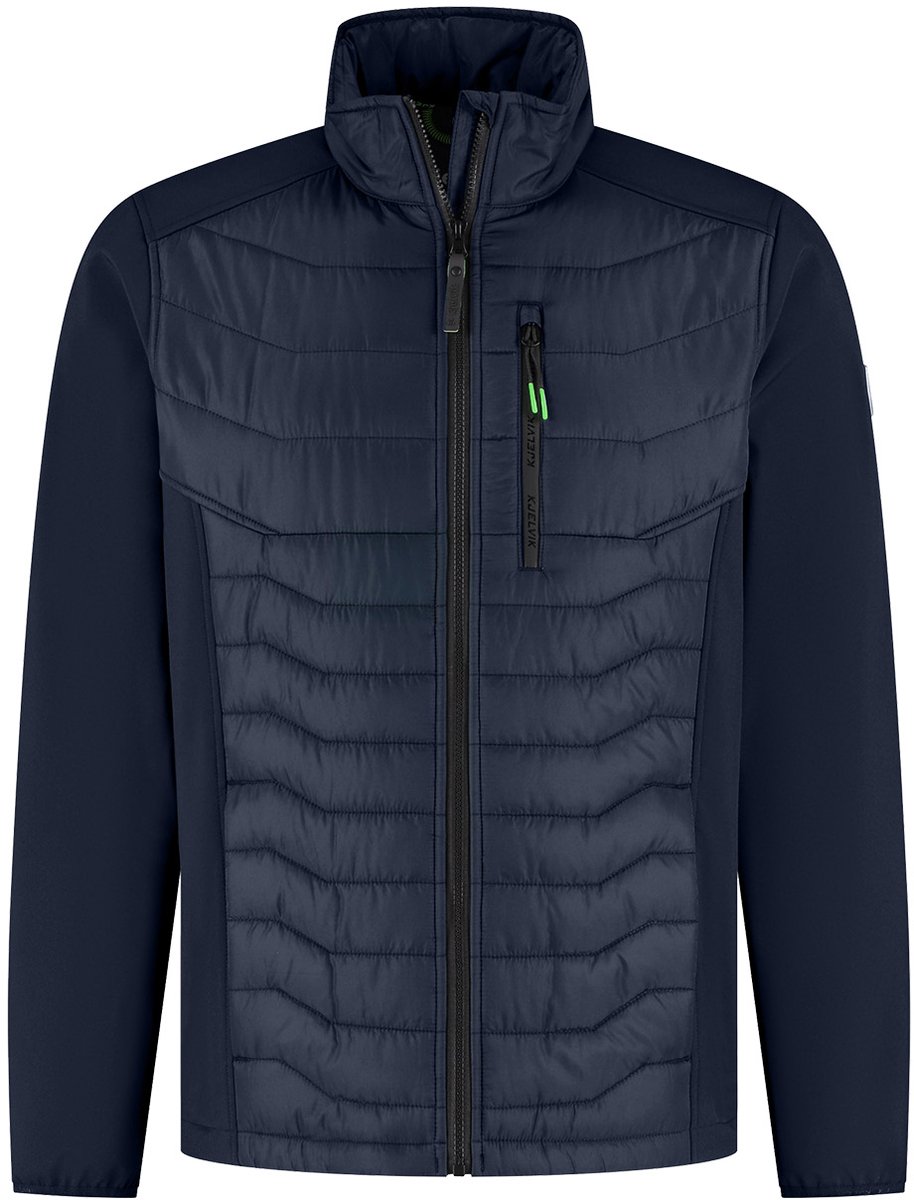 Kjelvik Outdoorjas Sytze Donkerblauw
