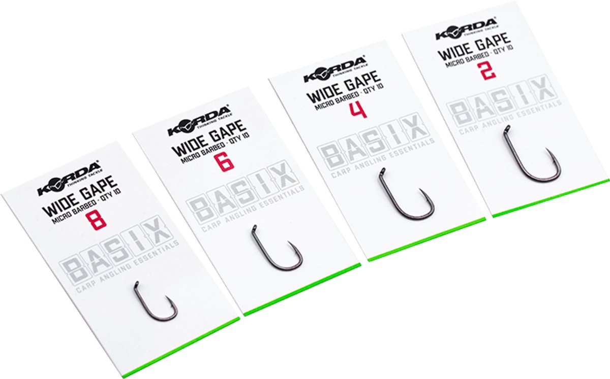 Korda Basix Wide Gape Micro Barbed #2