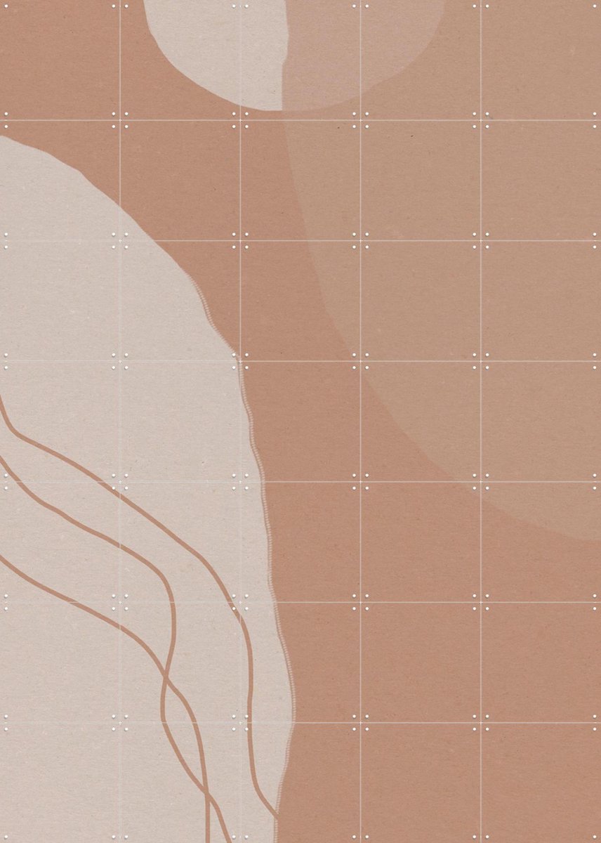 IXXI Shapes 0006, Dina Dankers & Various - 100 x 140 cm - Gratis ophangtool - Grote wanddecoratie en posters - Grafisch Ontwerp, Geometrische Kunst