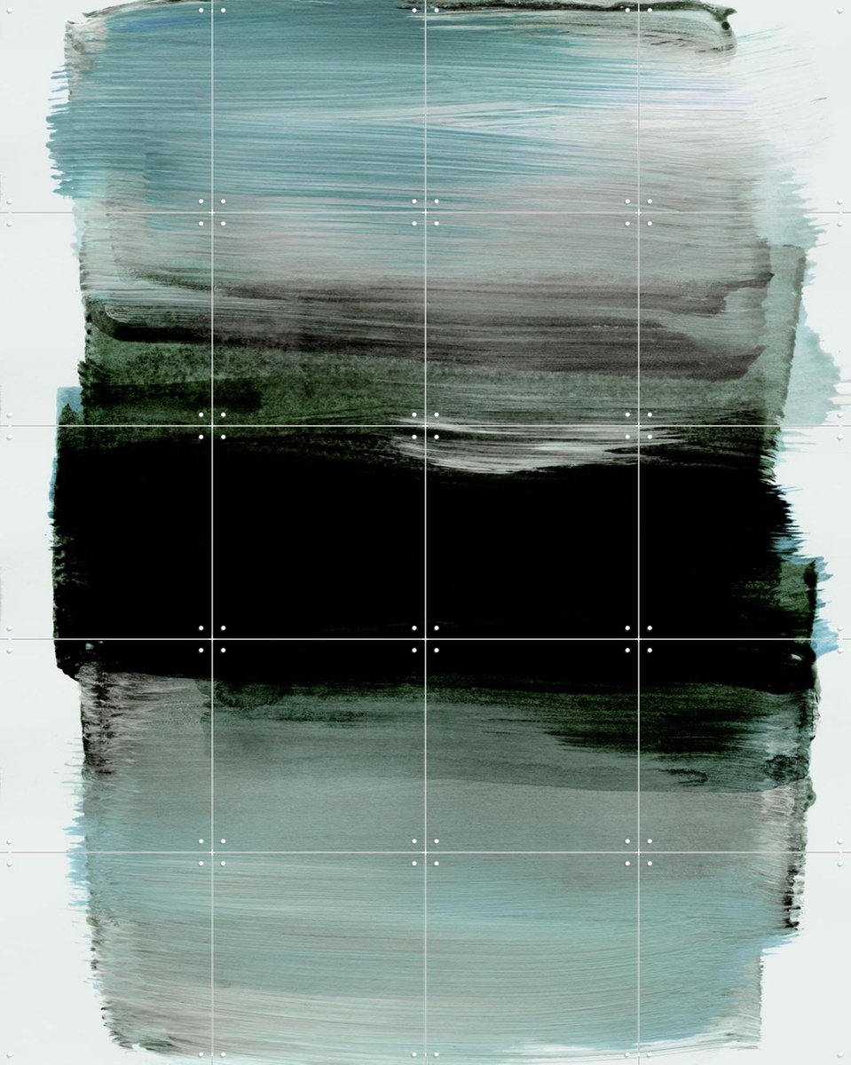 IXXI Abstract Brush Strokes 159, Mareike Böhmer - 80 x 100 cm - Gratis ophangtool - Grote wanddecoratie en posters - Abstract, Kwaststreken