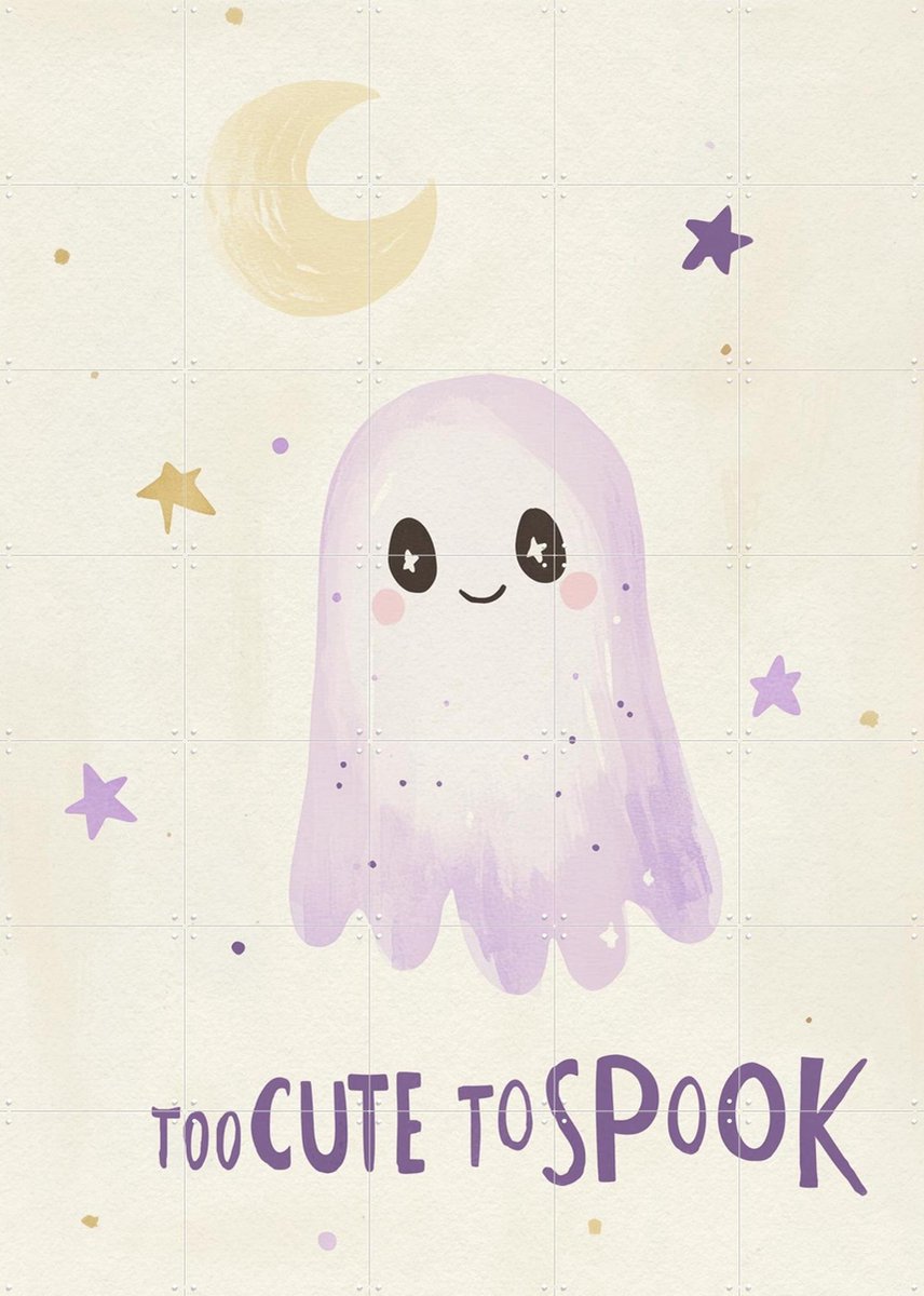 IXXI Too Cute To Spook, Treechild & Various - 100 x 140 cm - Gratis ophangtool - Grote wanddecoratie en posters Kinderkamer, Babykamer, Kinderen